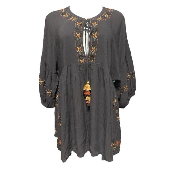 NEW Z&L Made With Love Tassels Lace ‎ Mini Dress  Size M - Picture 1 of 5